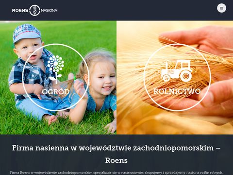 Roens-nasiona.pl firma nasienna zachodniopomorskie