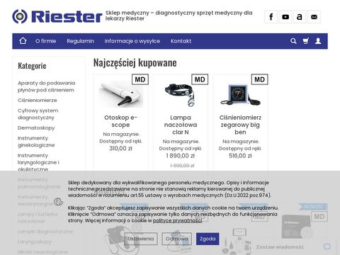 Riester.pl - lampy diagnostyczne