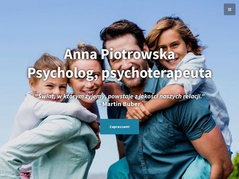 Anna Piotrowska - psycholog, psychoterapeuta