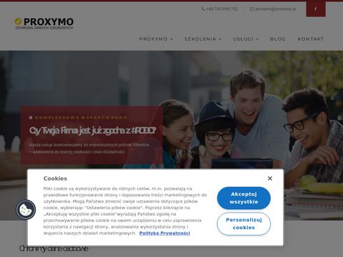 Proxymo.pl - ochrona danych osobowych szkolenia