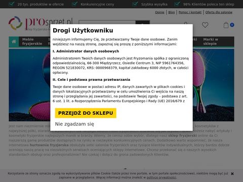 Pro-sprzet.pl sklep z kosmetykami