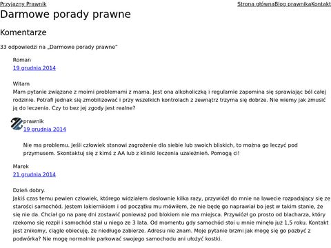 Przyjaznyprawnik.pl - porady prawne online