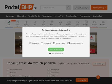 Portalbhp.pl - przepisy