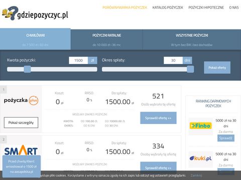 Pozabankowe-pozyczki.pl przez Internet