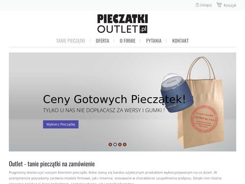 PieczatkiOutlet.pl tanie pieczątki - oferta