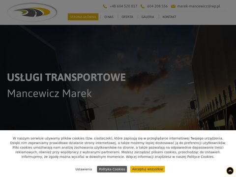 Transport-mancewicz.pl usługi transportowe Podlasie