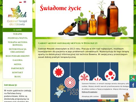 Terapiedlazdrowia.com.pl Motylek gabinet Toruń