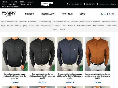 TommyShop - sklep internetowy z modą męską