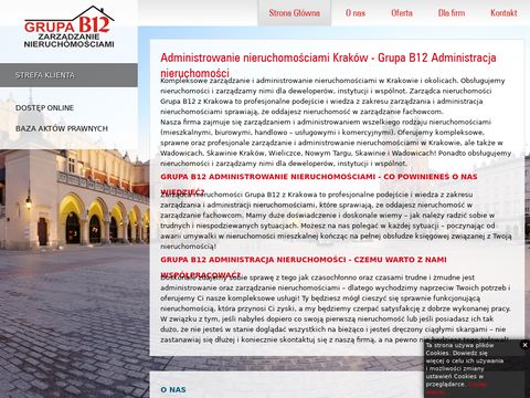 Zarzadcakrakow.pl B12 nieruchomościami