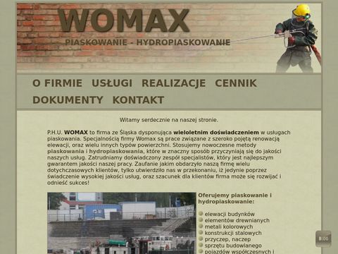 Womax-piaskowanie.pl - renowacja powierzchni