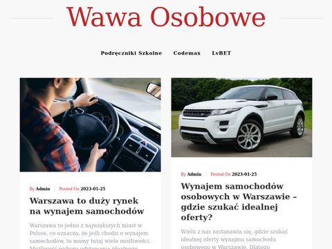 Wawaosobowe.pl wypożyczalnia samochodów