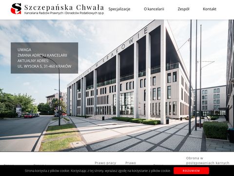 Wchwala.com.pl konsultacje prawne w Krakowie