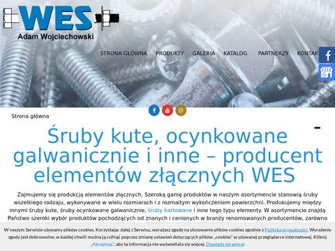 Wes.net.pl śruby ocynkowane ogniowo
