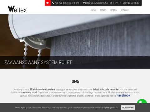 Weltex.pl - plisy do okien dachowych