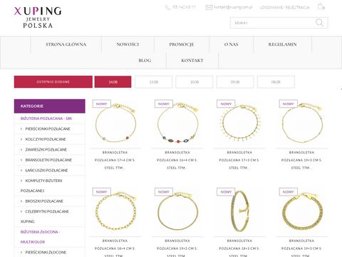 Xuping.com.pl sklep internetowy z biżuterią