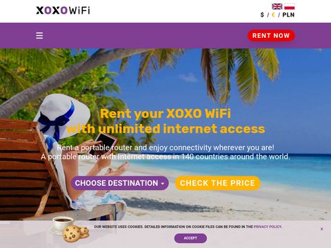 Xoxowifi.com roaming międzynarodowy