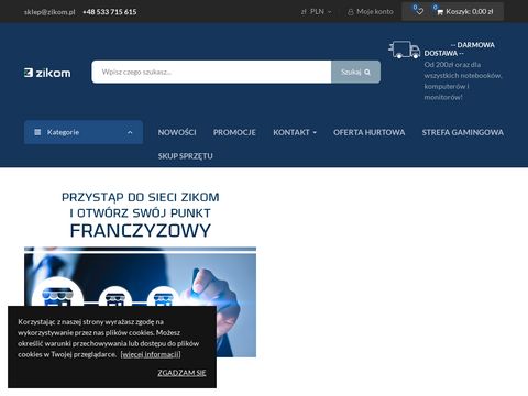 Zikom.pl używane komputery monitory i laptopy