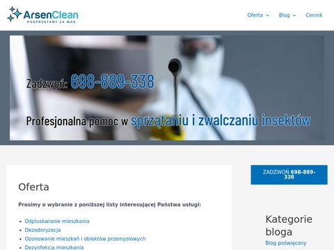 Arsen-lodz.com.pl sprzątanie po zgonach