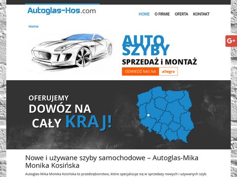 Autoglas-kos.com nowe szyby samochodowe Wrocław
