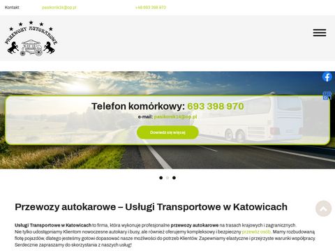 Autokary-katowice.com.pl przewóz na lotnisko Katowice