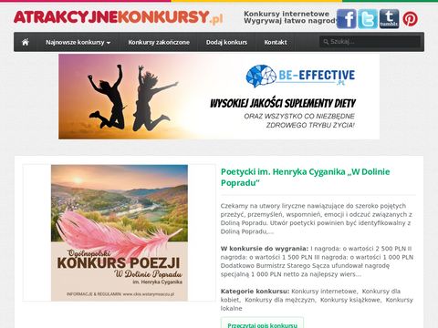 Atrakcyjnekonkursy.pl - konkursy z nagrodami