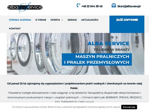 ALBA SERVICE wyposażenie pralni
