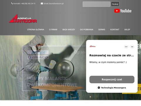 Anticorr.com.pl sprzęt do prac antykorozyjnych
