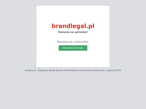 Brandlegal.pl zastrzeżenie nazwy firmy i logo