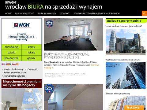 Biura i powierzchnie biurowe we Wrocławiu