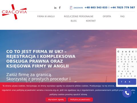 Cracovia LTD firma w Anglii