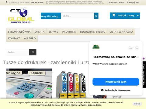 Ctglobal.pl akcesoria i materiały do kopiarek
