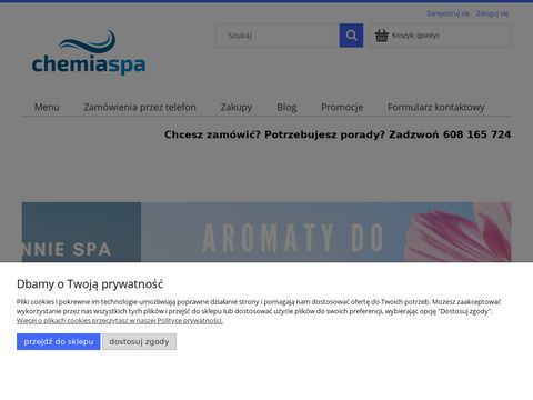 Chemiaspa.pl - renomowana chemia basenowa