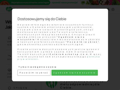 Cateromarket.pl diety na dowóz