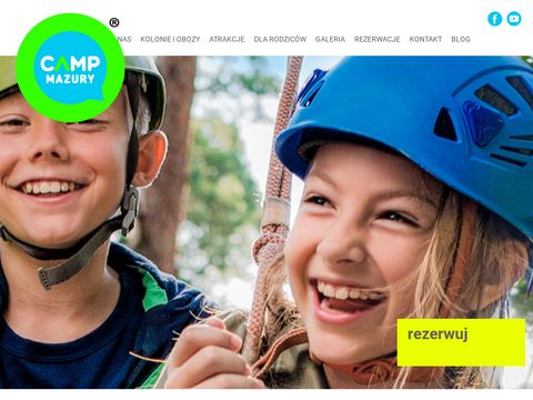 Campmazury.pl obozy sportowe dla dzieci