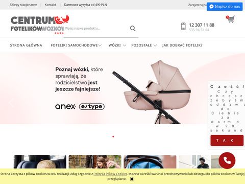 Centrumfotelikow.pl z testem plus