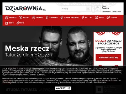 Dziarownia.pl - wzory tatuaży dla mężczyzn