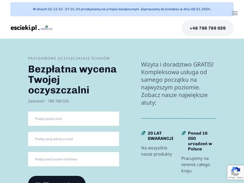 Escieki.pl przydomowa oczyszczalnia