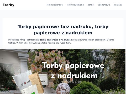 Etorby.eu papierowe z nadrukiem w Lublinie