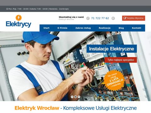 Elektrycy-wroclaw.pl - instalacje elektryczne