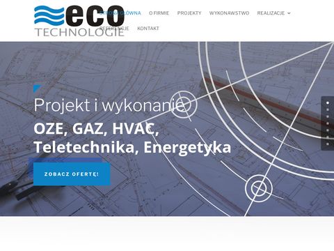 EcoTechnologie - projekty instalacji sanitarnych