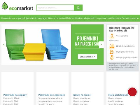 Eco-market.pl kosze na śmieci