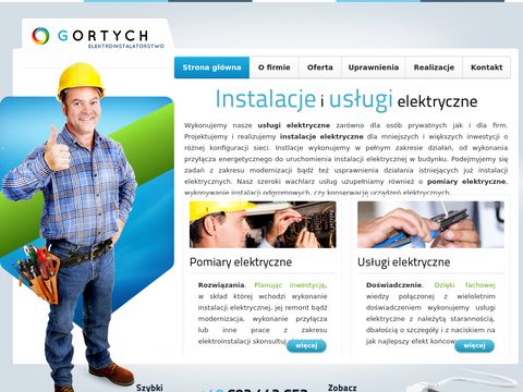 Gortych.pl montaż instalacji elektrycznej tylko w Łodzi