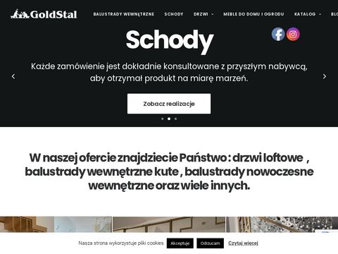 Goldstal.pl drzwi stalowe ze szprosami Warszawa