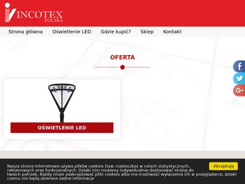 Incotex.pl kasy fiskalne i oświetlenie LED