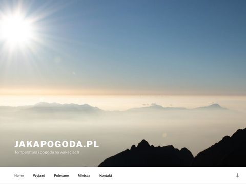 Jakapogoda.com.pl - na zagraniczne wczasy