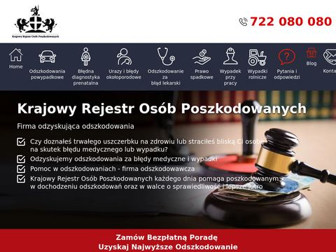 Krop.org.pl odszkodowania za błędy medyczne