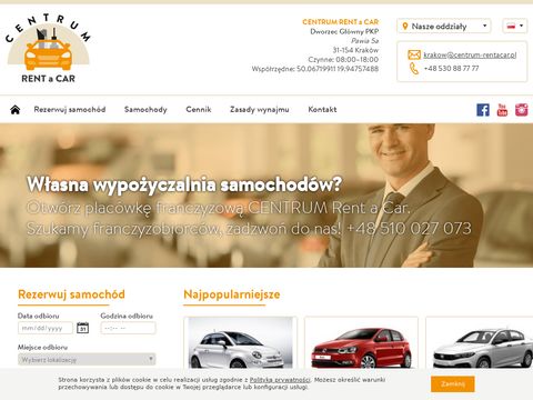 Krakow-rentacar.pl tania wypożyczalnia samochodów