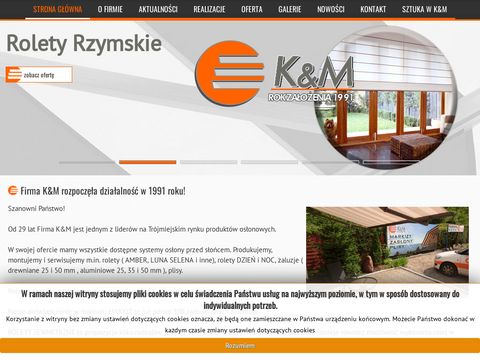 Firma Usługowo-Handlowa K&M żaluzje aluminiowe