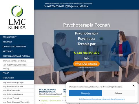 Klinika LMC - Pomoc psychologa