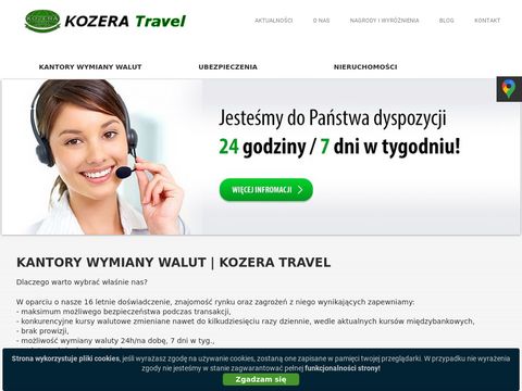 Kozera-travel.pl - wymiana walut